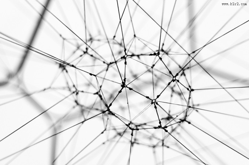 几何交错的电线图片