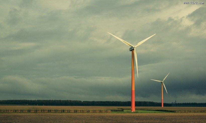 风力发电的风车图片大全