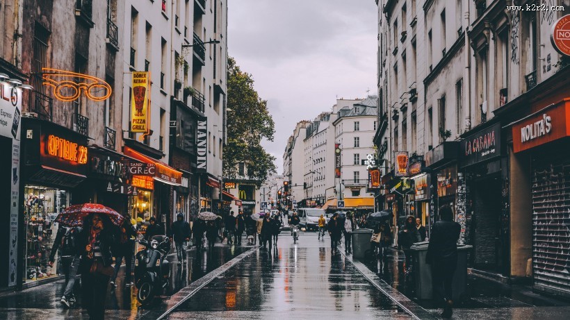 唯美的街道图片