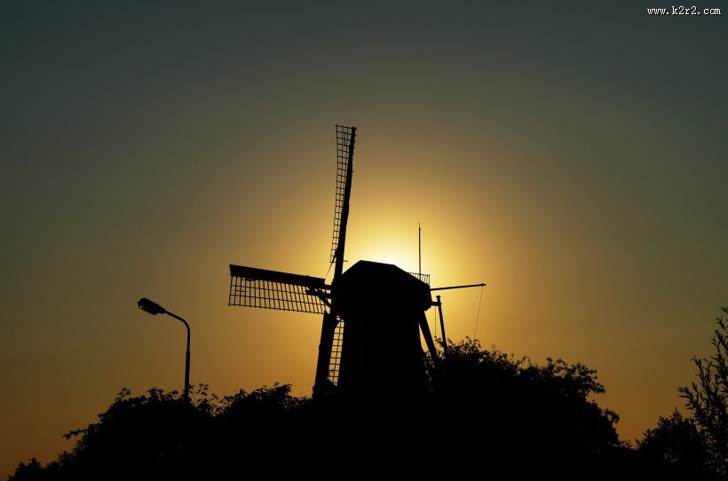 荷兰风车图片大全