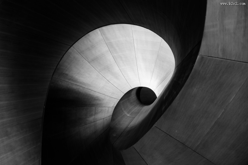 螺旋式建筑风景图片