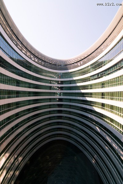 螺旋式建筑风景图片