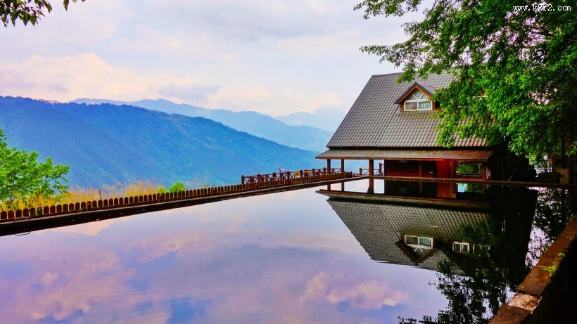 乡村好看的木屋图片