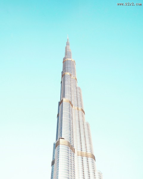 世界第一高楼迪拜塔图片