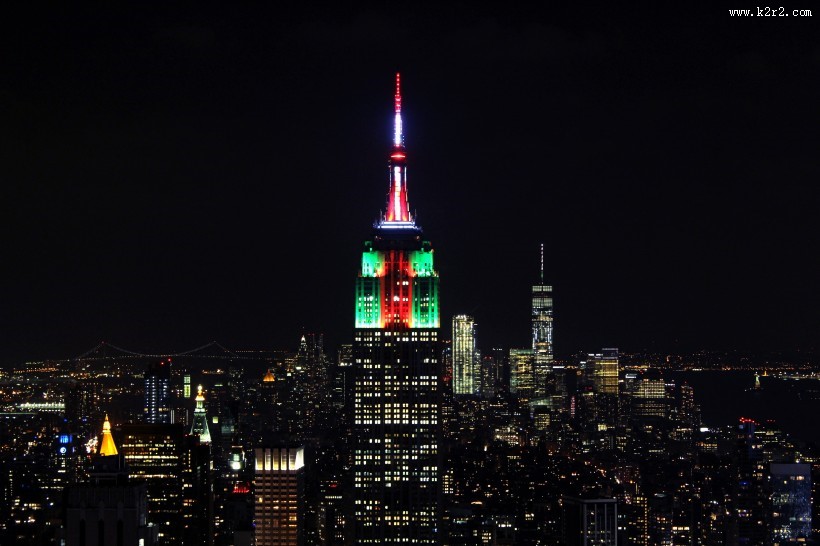 不同角度的帝国大厦图片