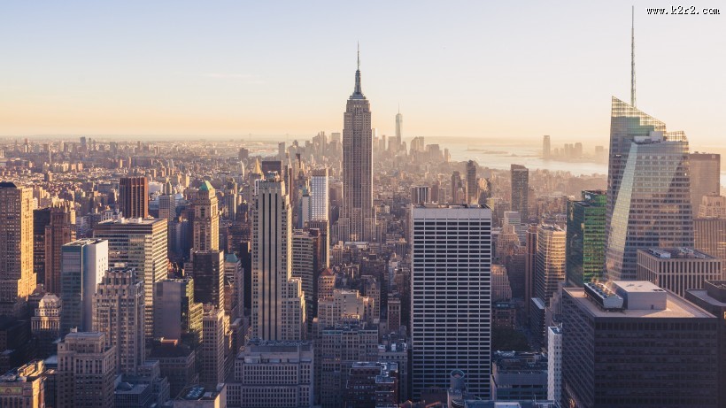 不同角度的帝国大厦图片