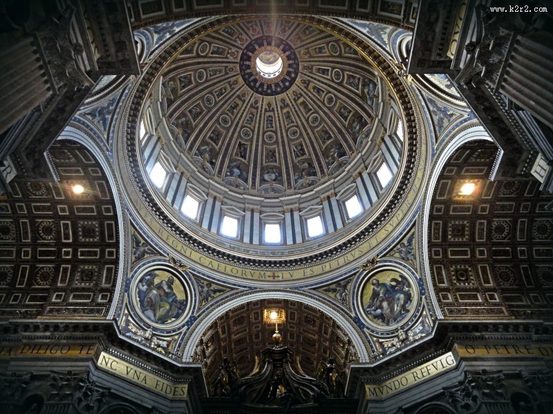 教堂的拱顶图片