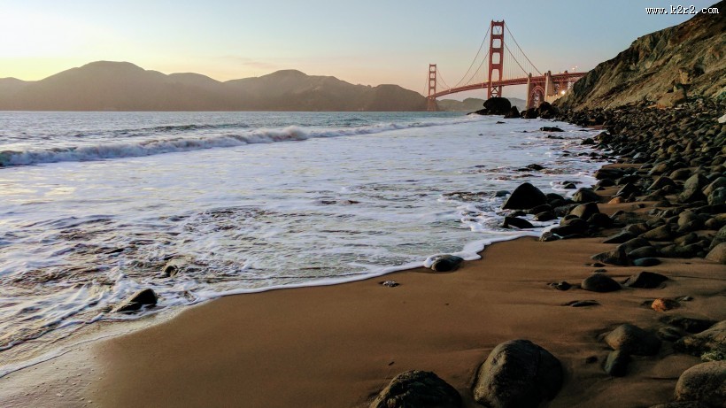 美国金门大桥图片