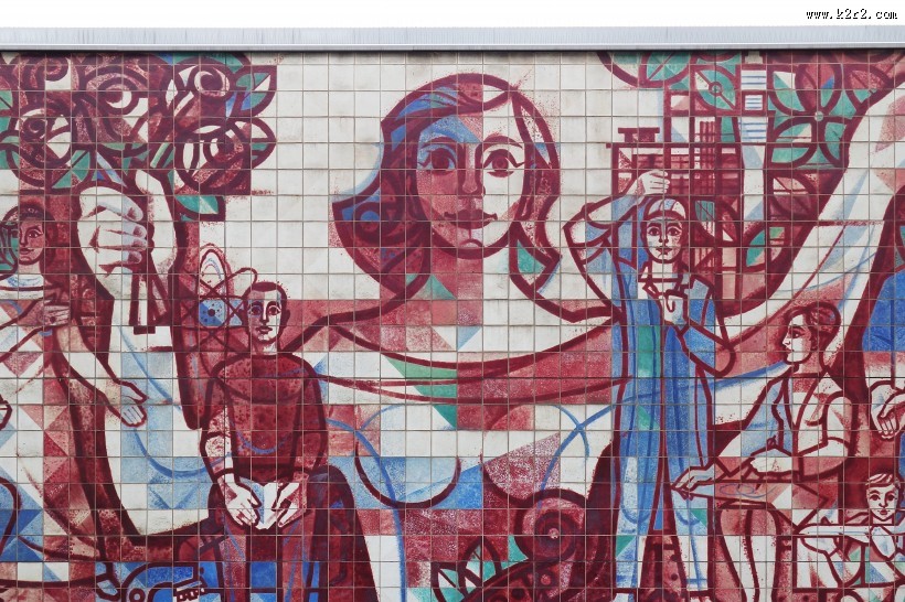 色彩斑斓的涂鸦图片