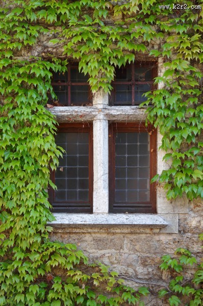 建筑小镇风景特写图片