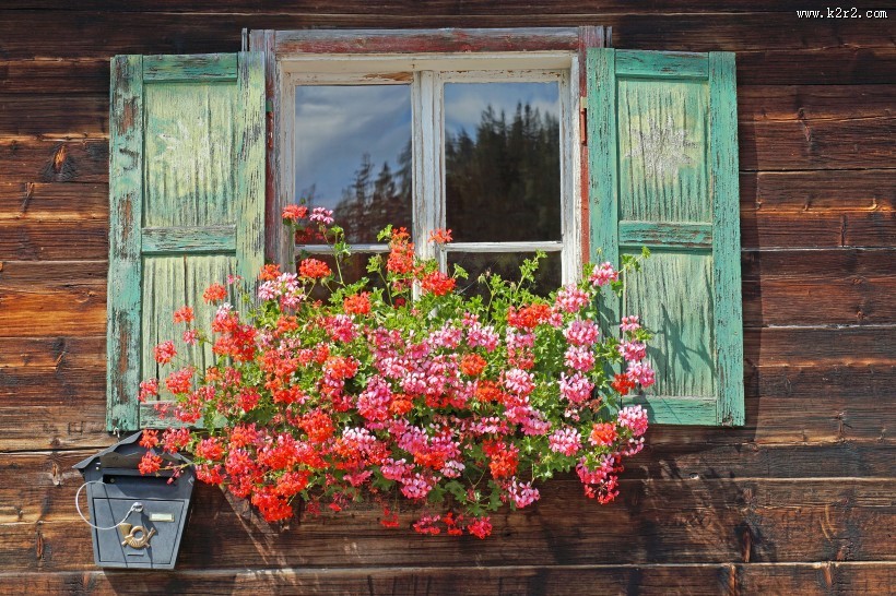 建筑小镇风景特写图片