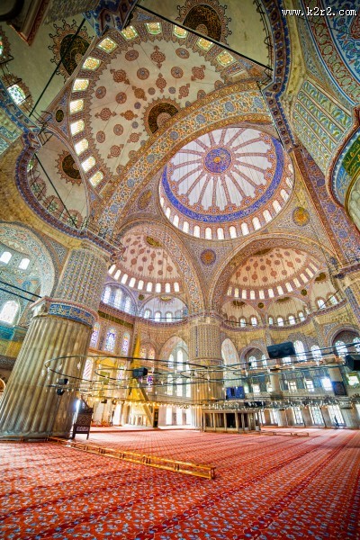 奢华的欧洲教堂室内图片