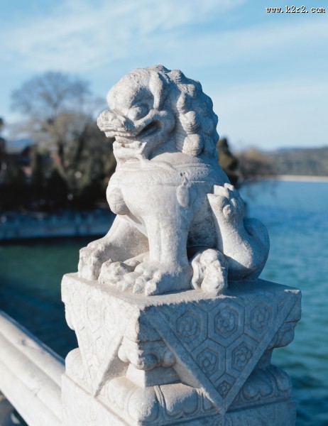 可爱的小石狮图片