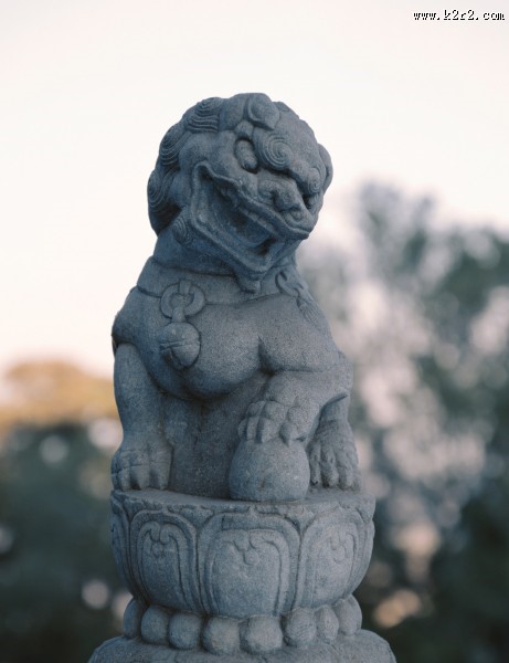 可爱的小石狮图片