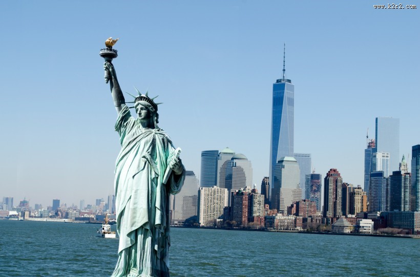 自由女神像图片