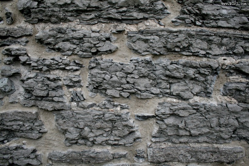 粗糙的石墙图片