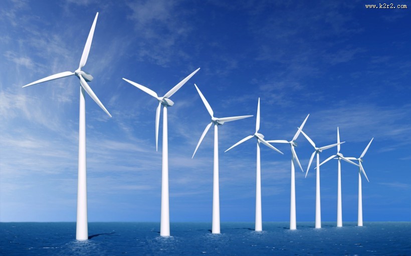 海上风车园图片