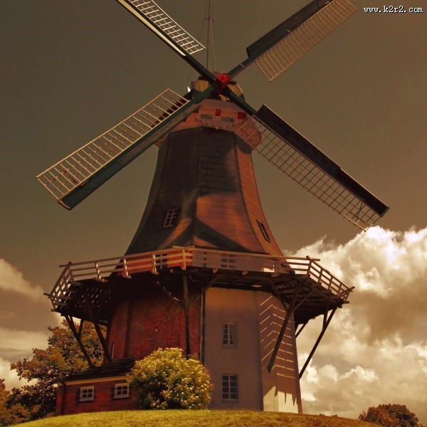 唯美的风车图片大全