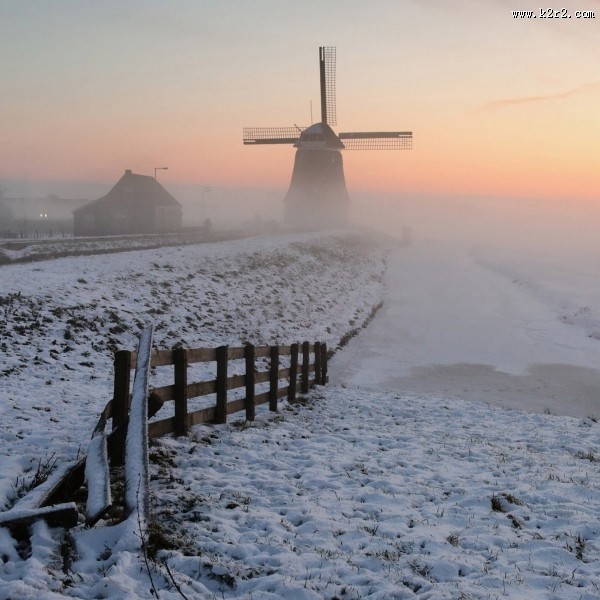 唯美的风车图片大全
