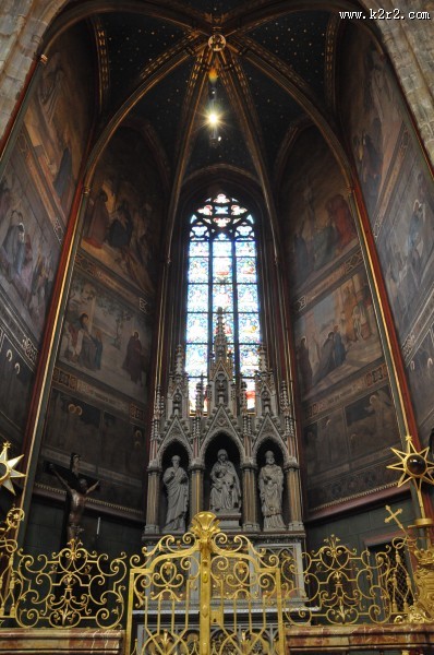 捷克圣维特大教堂建筑图片