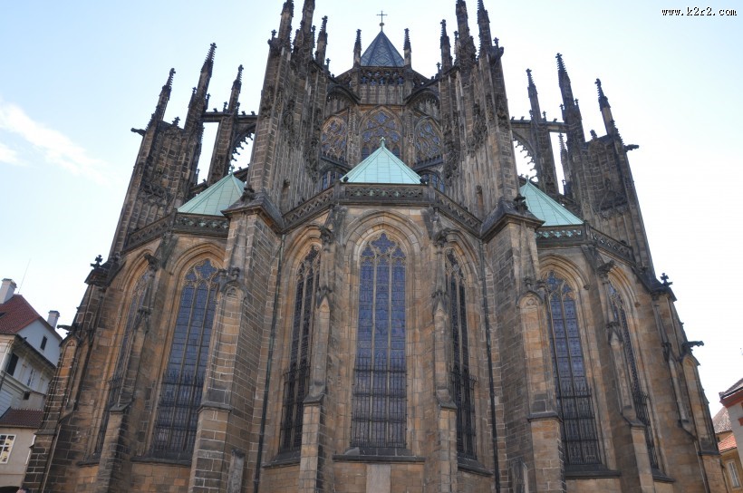 捷克圣维特大教堂建筑图片