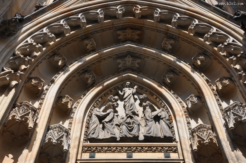 捷克圣维特大教堂建筑图片