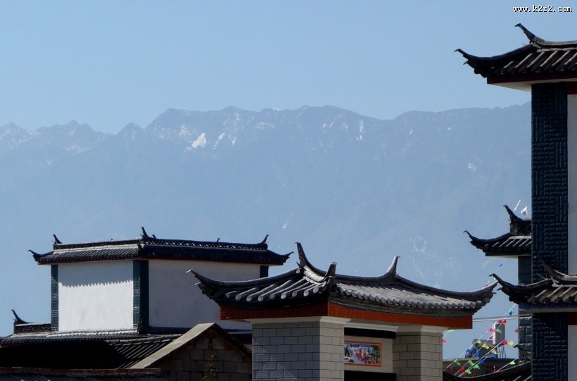 白族民居建筑图片