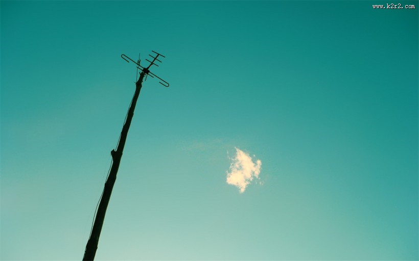 电线杆风景图片