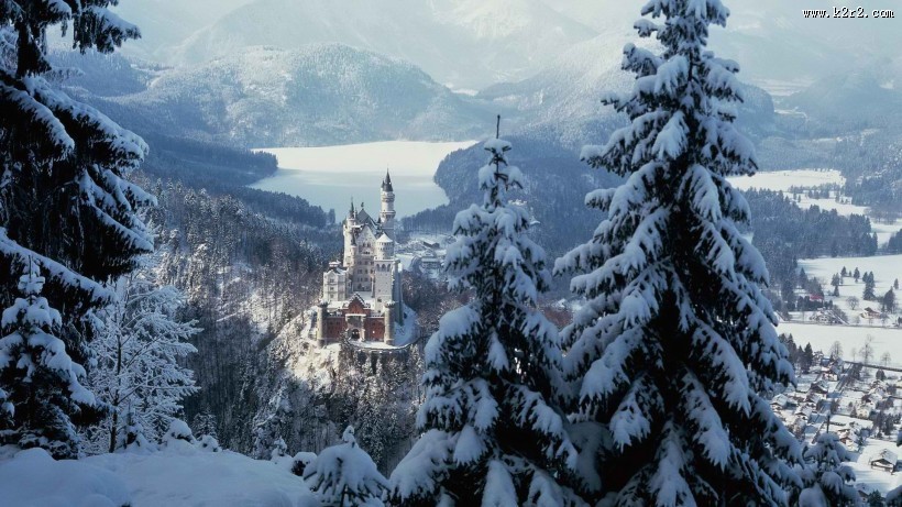 童话中的梦幻城堡图片