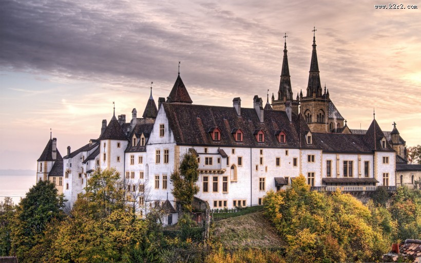 童话中的梦幻城堡图片