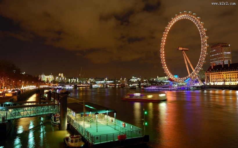 美丽摩天轮图片