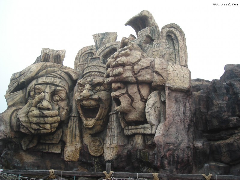 人造奇石假山图片