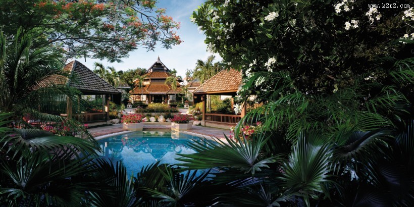 香格里拉麦丹岛度假酒店外观大堂图片