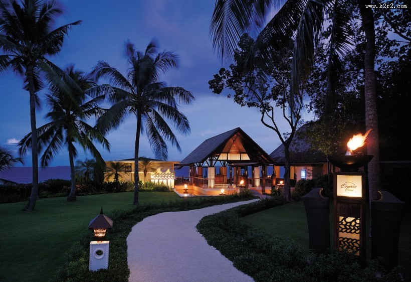 香格里拉麦丹岛度假酒店外观大堂图片