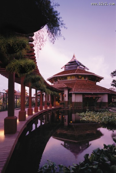 香格里拉麦丹岛度假酒店外观大堂图片