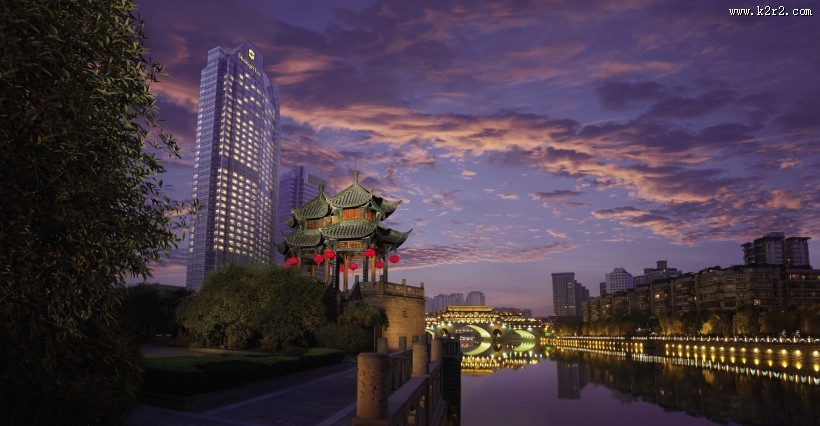 成都香格里拉大酒店外观图片