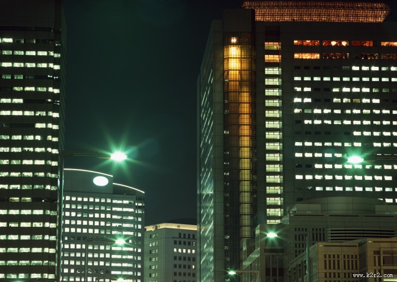 城市繁华夜景图片