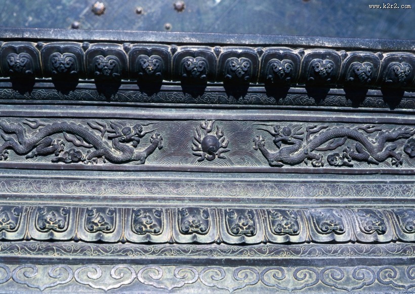 青铜器浮雕图片