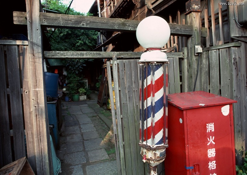 居民生活小巷特写图片