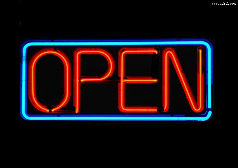 璀璨夺目的霓虹灯图片