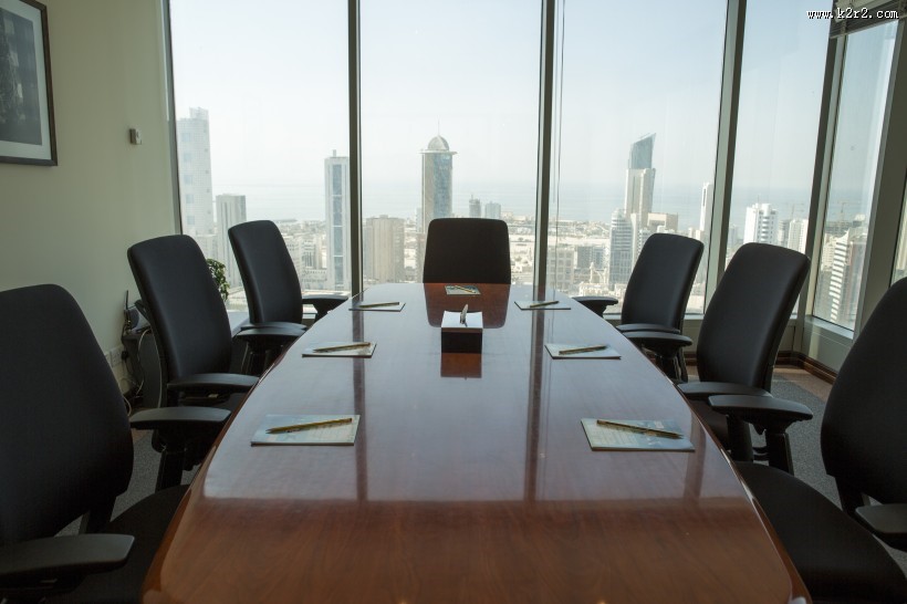 简约风格的会议室图片