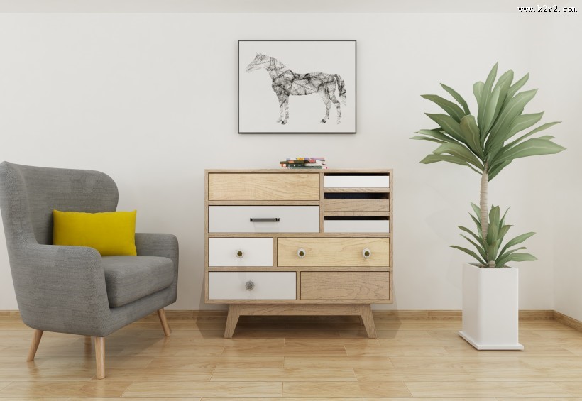 现代风电视柜图片