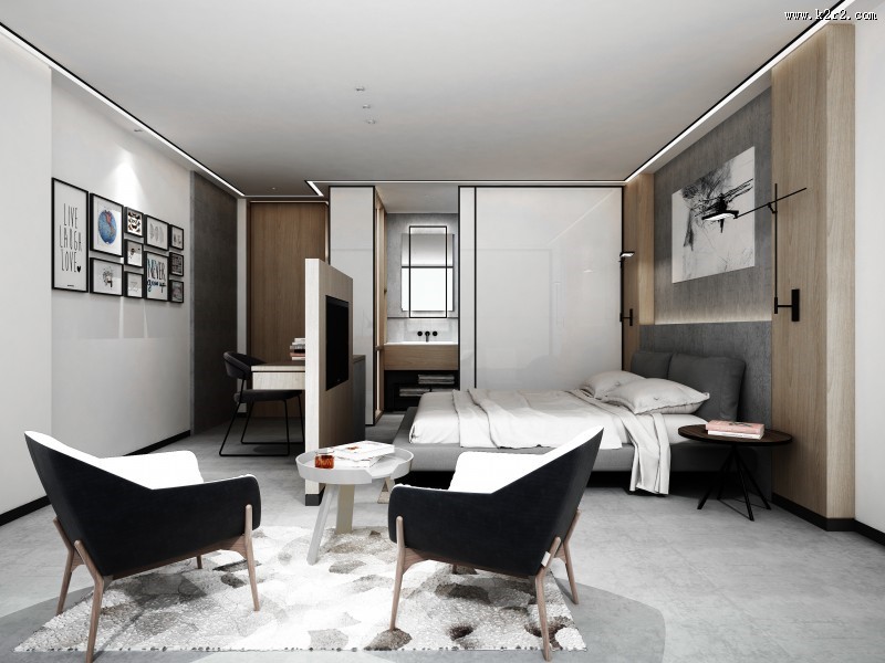 现代卧室装修设计图片