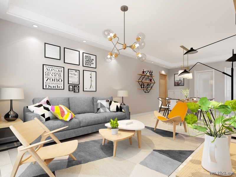 北欧客厅装修设计图片大全