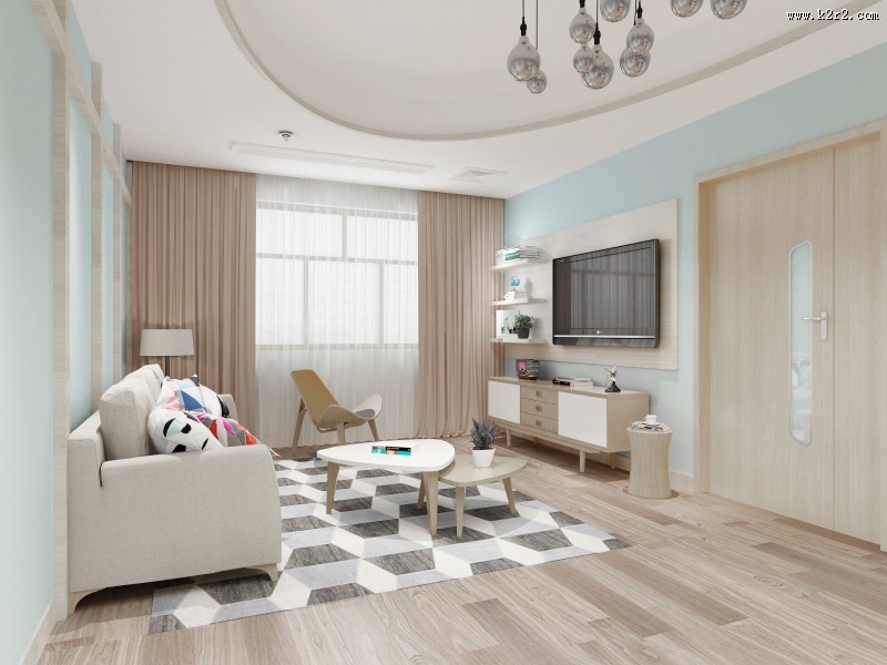 北欧客厅装修设计图片大全