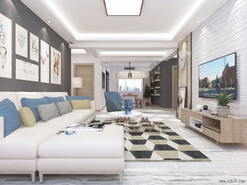 北欧客厅装修设计图片大全