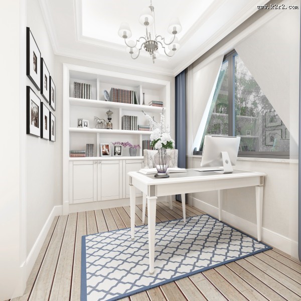 大气的书房装修设计图片