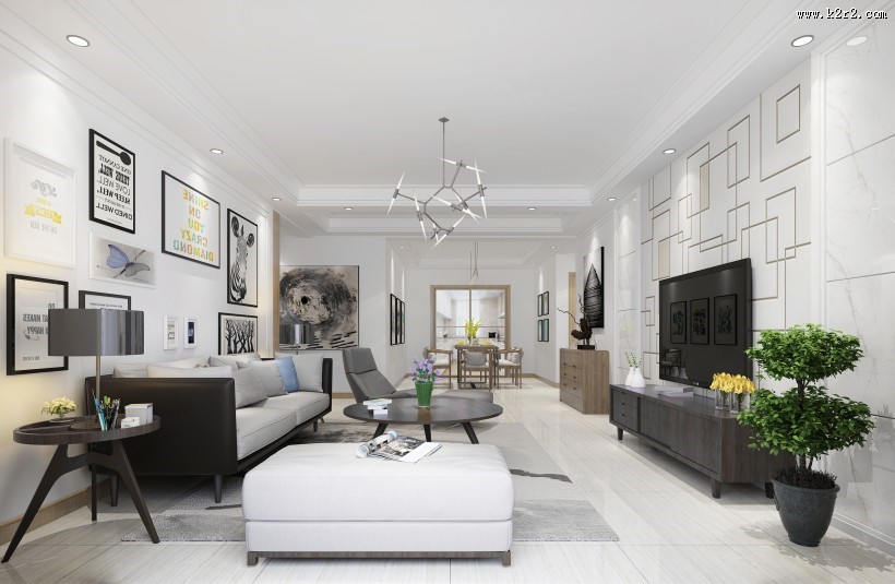 北欧风格室内装修图片