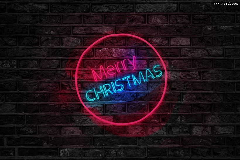 璀璨夺目的霓虹灯图片