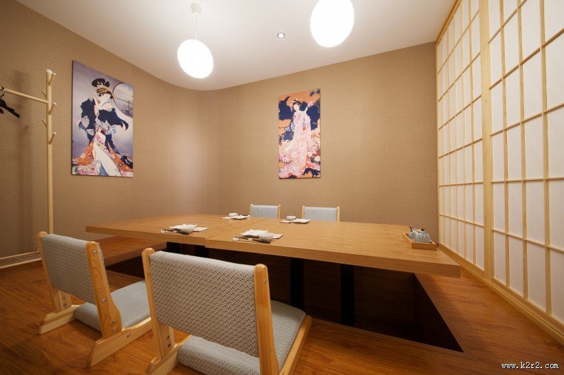 日本餐厅内部陈设图片